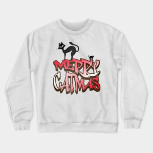 Merry Catmas - Street Art Crewneck Sweatshirt